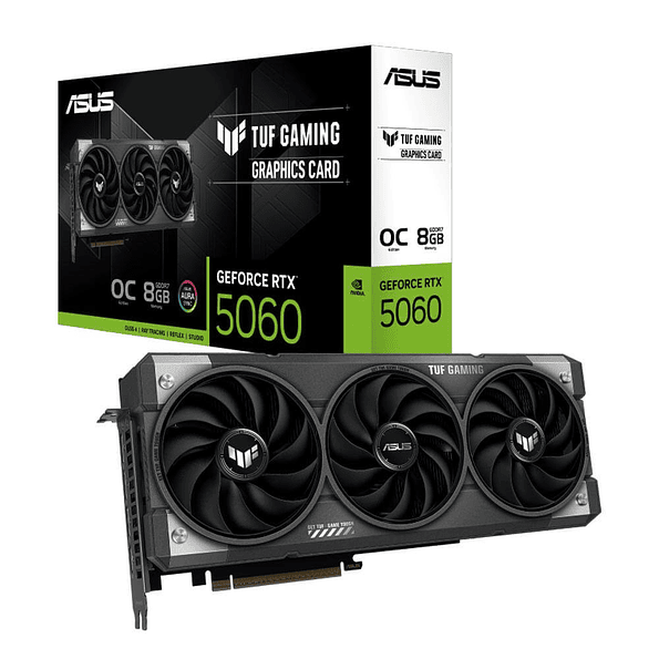 ASUS TUF Gaming GeForce RTX 5060 OC 8GB GDDR7 PCIe 5.0 RGB 1
