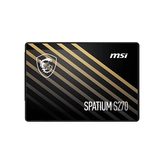 SSD MSI Spatium S270 480GB SATA III 2.5” 3D NAND Alta Velocidad 1