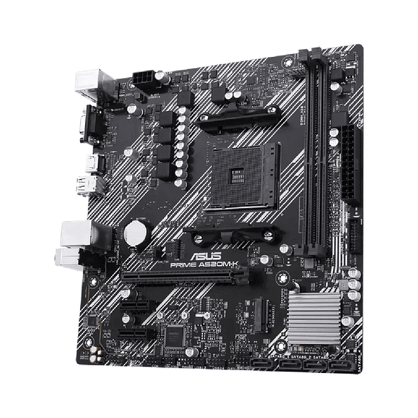 Placa Madre ASUS PRIME A520M-K/CSM AM4 DDR4 M.2 USB 3.2 1GbE 3