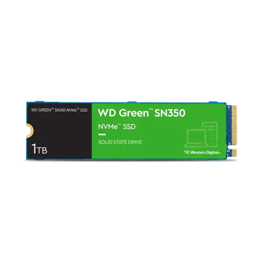 SSD M.2 1TB WD Green SN350 NVMe PCIe 3.0 - 2400MB/s 1