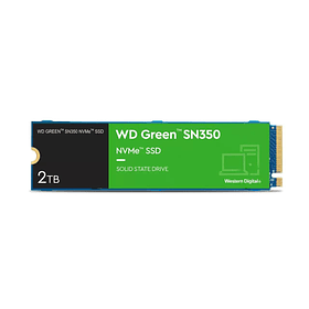 SSD Western Digital Green SN350 2TB NVMe M.2 2280 PCIe 3.0 – Velocidad y confiabilidad