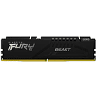 Memoria RAM Kingston Fury Beast 16GB DDR5 6400MHz CL32 Black Intel XMP/AMD EXPO 1