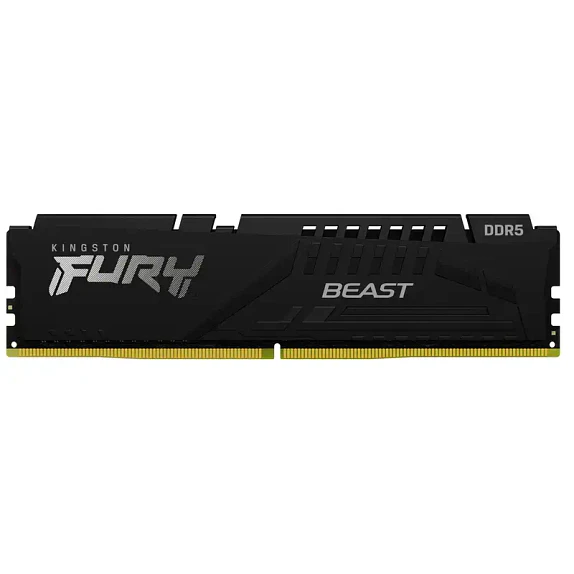 Memoria RAM Kingston Fury Beast 16GB DDR5 6400MHz CL32 Black Intel XMP/AMD EXPO 1