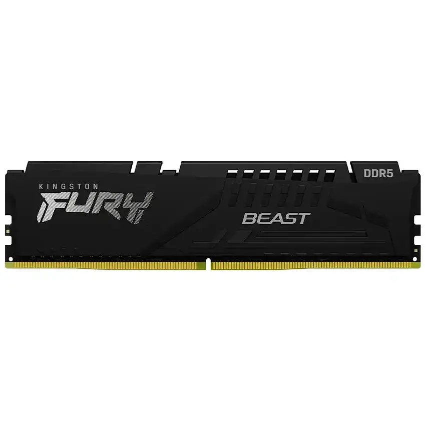 Memoria RAM Kingston Fury Beast 16GB DDR5 6400MHz CL32 Black Intel XMP/AMD EXPO 1