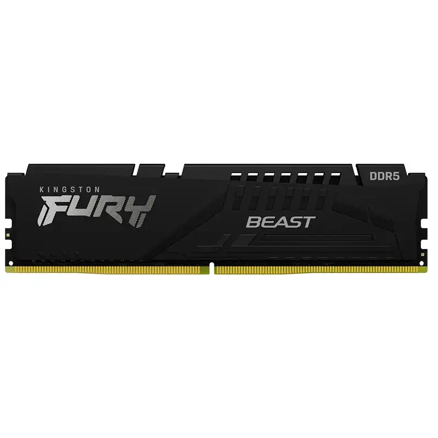 Memoria RAM Kingston Fury Beast 16GB DDR5 6400MHz CL32 Black Intel XMP/AMD EXPO 1
