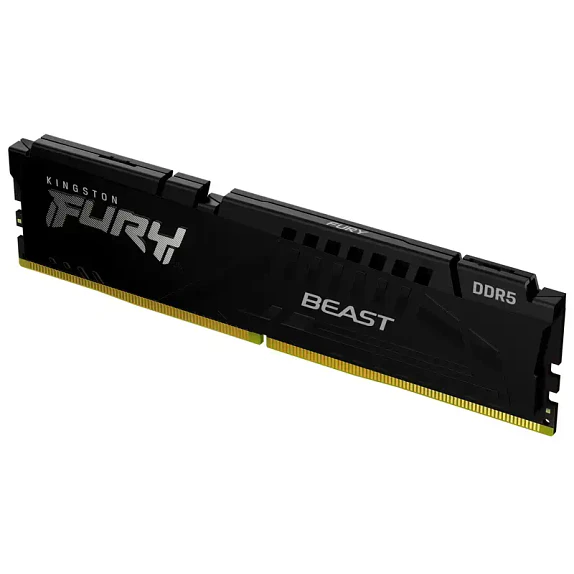 Memoria RAM Kingston Fury Beast 16GB DDR5 6400MHz CL32 Black Intel XMP/AMD EXPO 2