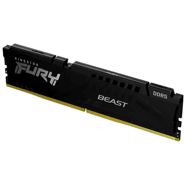 Memoria RAM Kingston Fury Beast 16GB DDR5 6400MHz CL32 Black Intel XMP/AMD EXPO 2