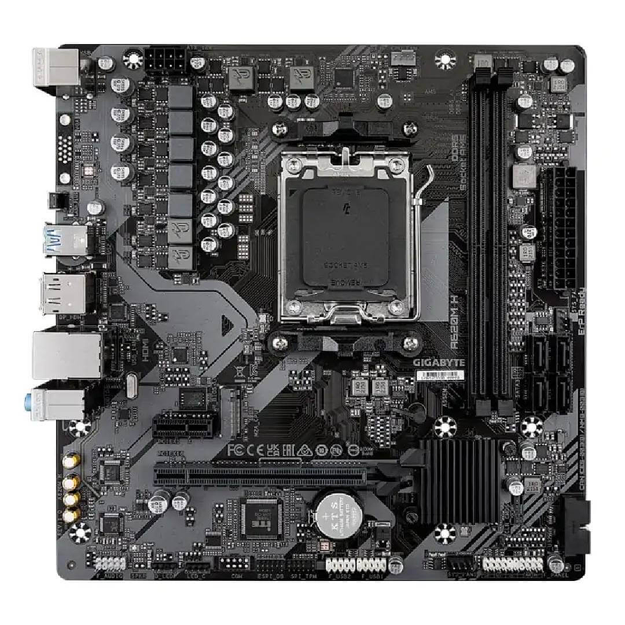 Placa Madre Gigabyte A620M H Socket AM5 DDR5 Micro‑ATX 3