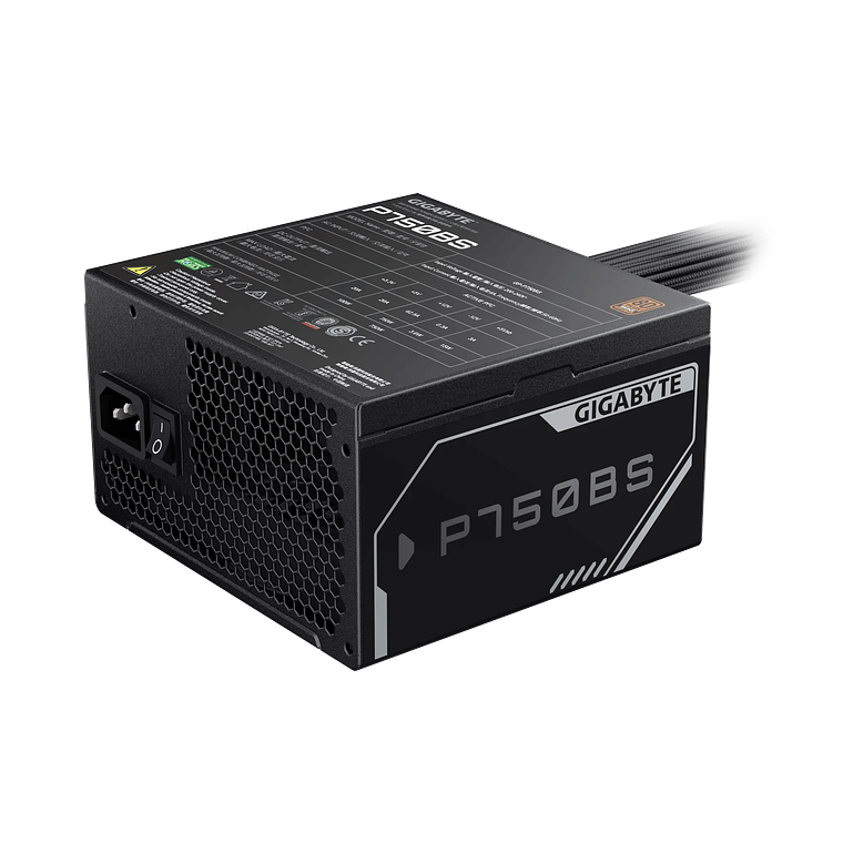 Fuente de Poder 750W Gigabyte GP-P750BS 80 PLUS Bronze ATX Negra 3