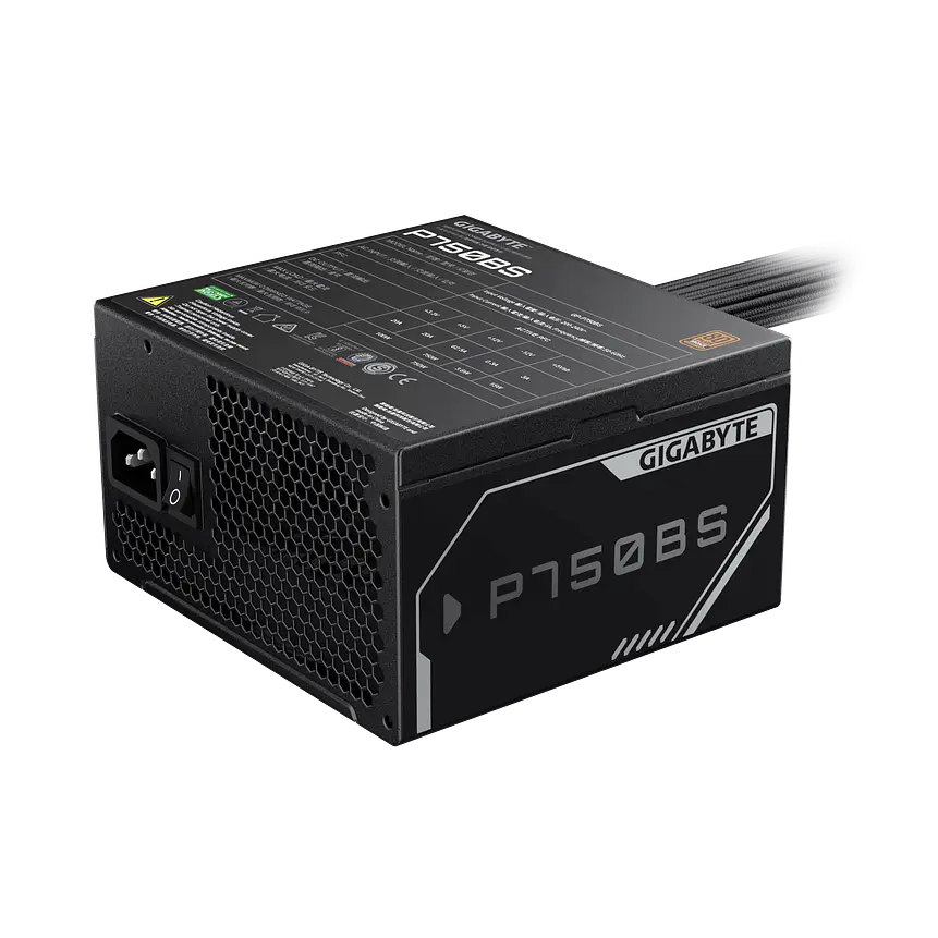 Fuente de Poder 750W Gigabyte GP-P750BS 80 PLUS Bronze ATX Negra 3