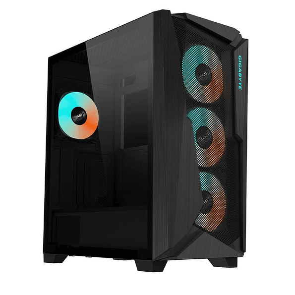 Gabinete Gamer Gigabyte C301 Glass E-ATX Vidrio Templado ARGB 4 Ventiladores 2