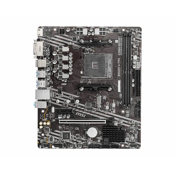 Placa Madre MSI B550M-A PRO | AMD AM4, PCIe 4.0, DDR4 4600MHz 2
