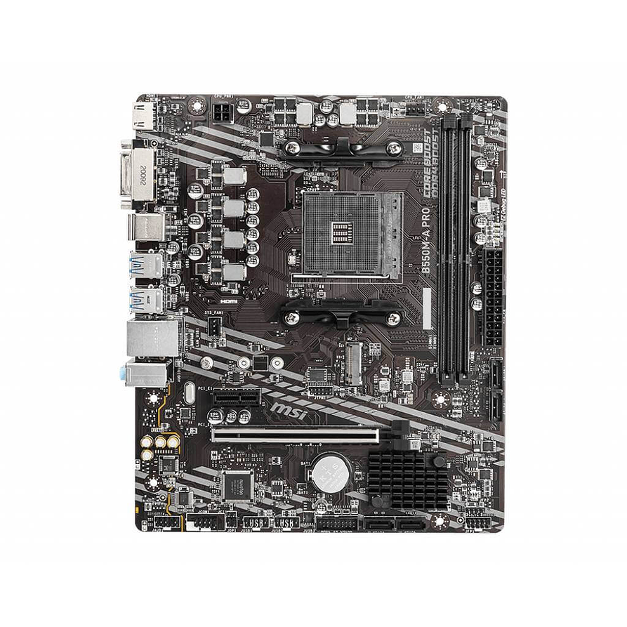 Placa Madre MSI B550M-A PRO | AMD AM4, PCIe 4.0, DDR4 4600MHz 2