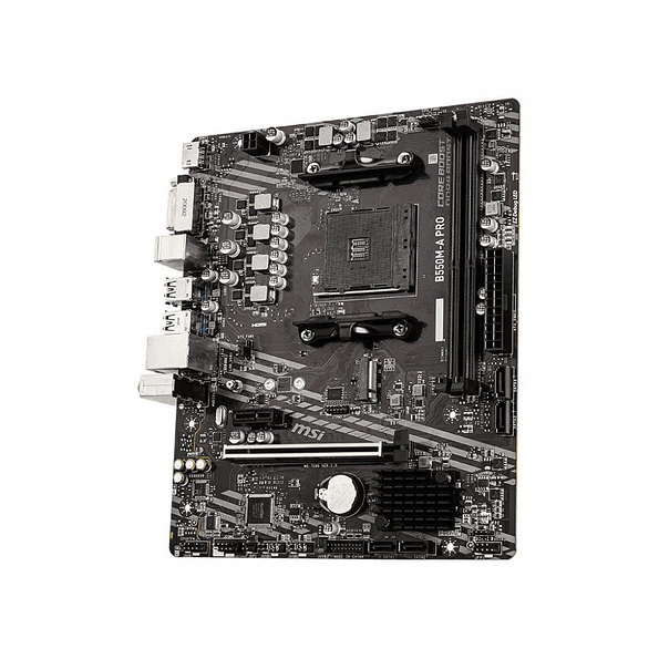 Placa Madre MSI B550M-A PRO | AMD AM4, PCIe 4.0, DDR4 4600MHz 3