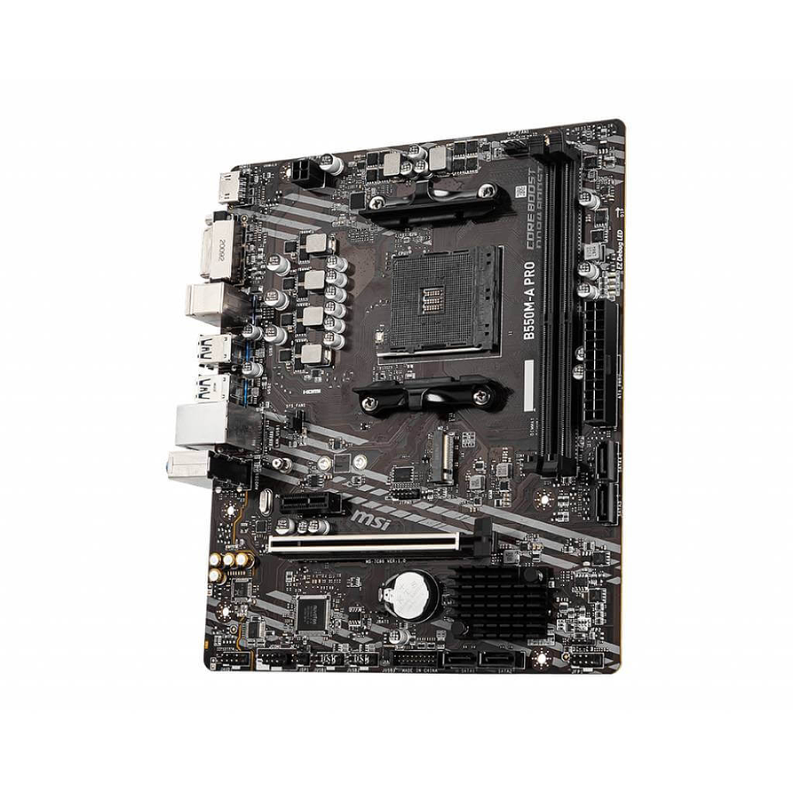 Placa Madre MSI B550M-A PRO | AMD AM4, PCIe 4.0, DDR4 4600MHz 3