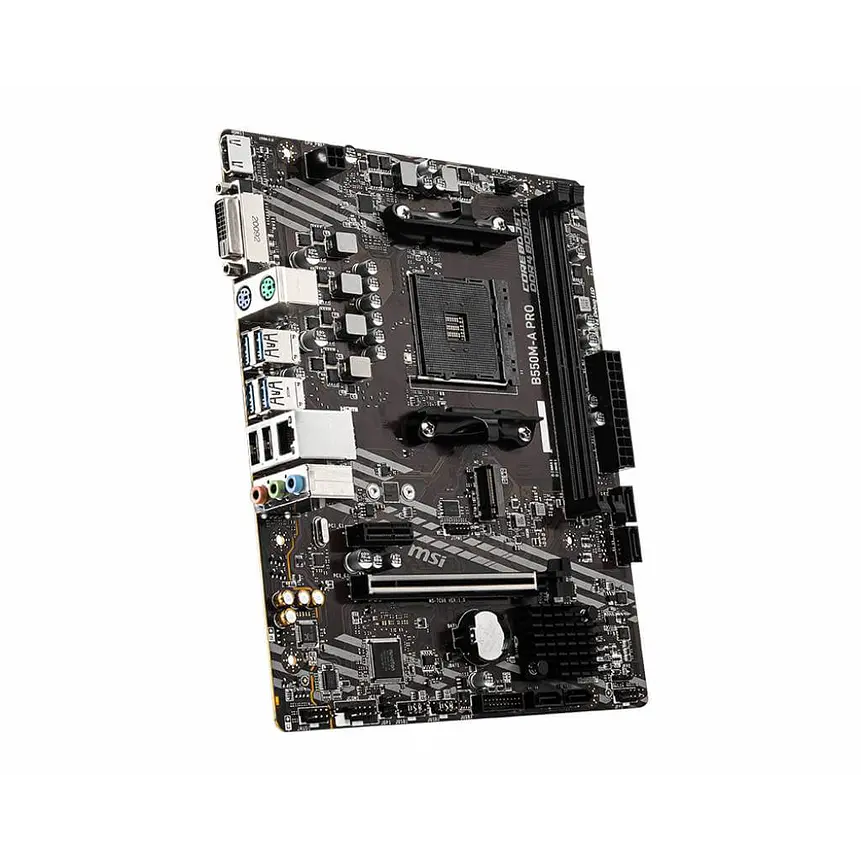 Placa Madre MSI B550M-A PRO | AMD AM4, PCIe 4.0, DDR4 4600MHz 4