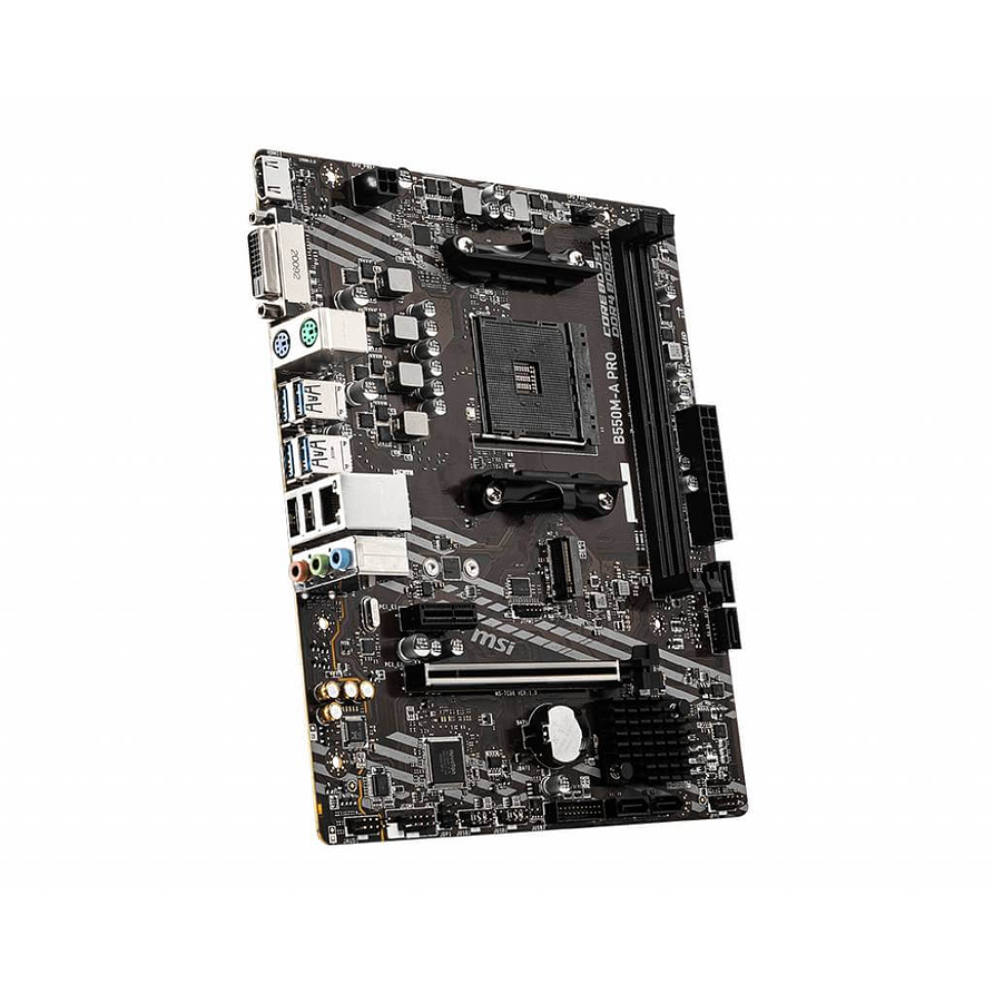 Placa Madre MSI B550M-A PRO | AMD AM4, PCIe 4.0, DDR4 4600MHz 4