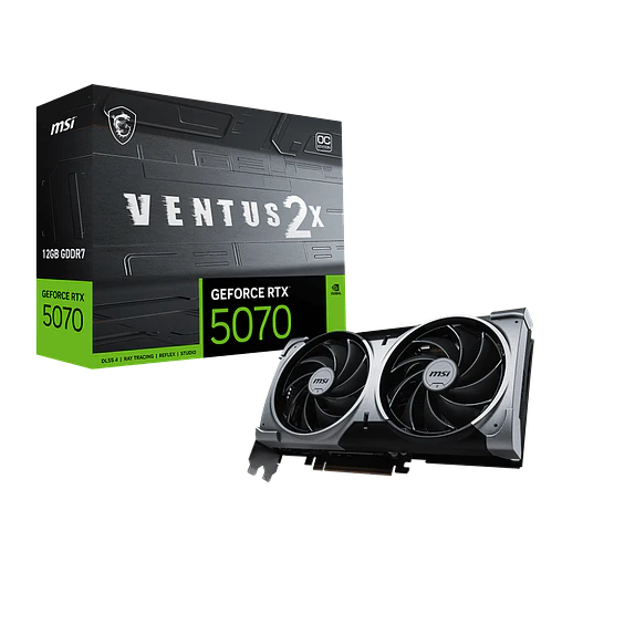 MSI GeForce RTX 5070 VENTUS 2X OC 12GB GDDR7 | Máximo Rendimiento y Eficiencia 1