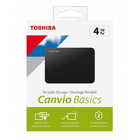 Disco Duro Externo Toshiba Canvio Basics 4TB USB 3.0 2.5