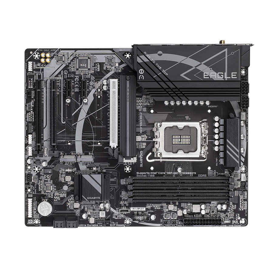 Placa Madre Gigabyte Z790 EAGLE AX DDR5, Wi-Fi 6E, M.2 x3, Intel LGA1700 4