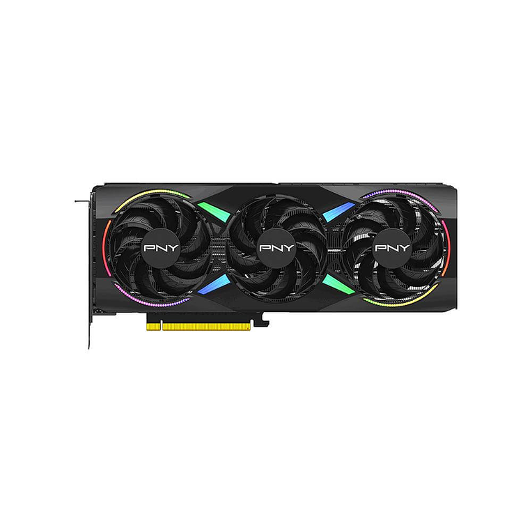 Tarjeta de Video PNY GeForce RTX 5070 12GB GDDR7 RGB Overclocked Triple Fan 2