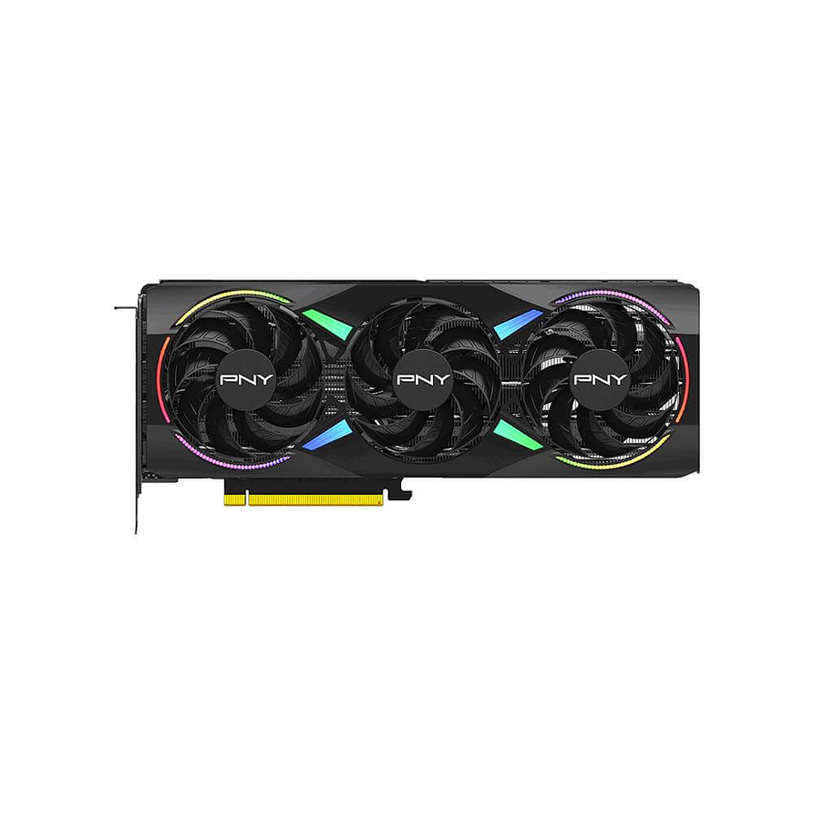 Tarjeta de Video PNY GeForce RTX 5070 12GB GDDR7 RGB Overclocked Triple Fan 2