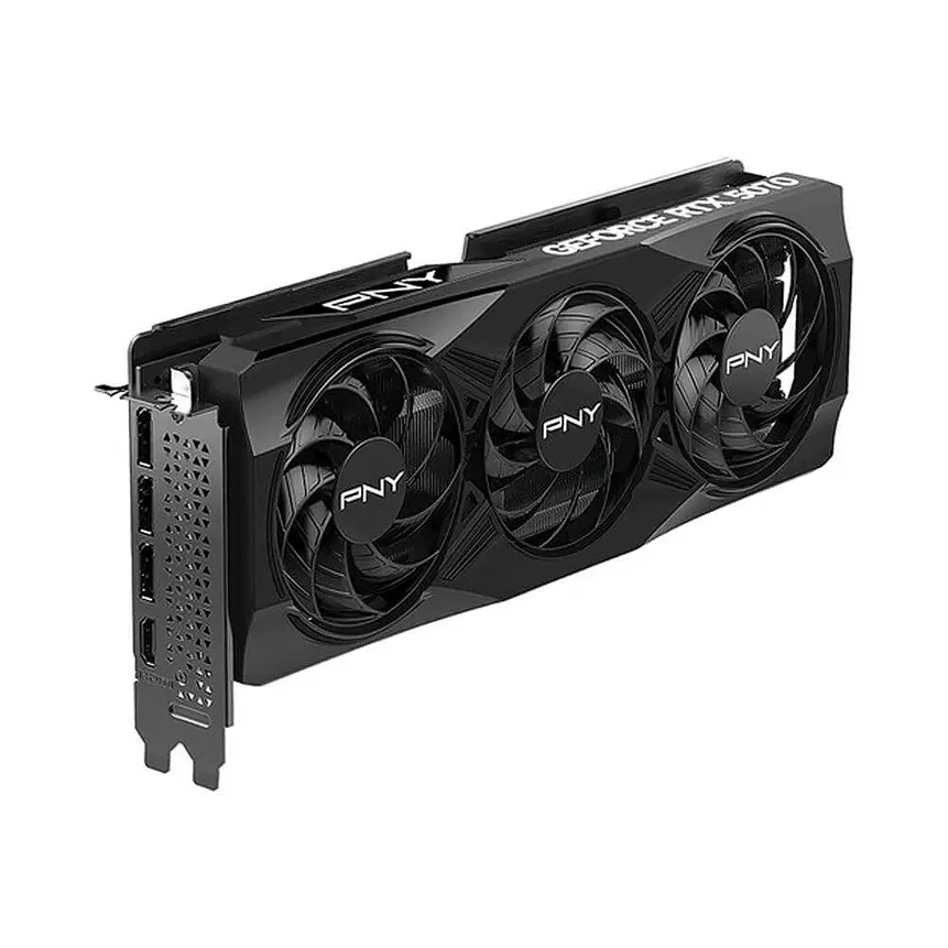 Tarjeta de Video PNY GeForce RTX 5070 12GB GDDR7 Triple Fan Overclocked 3