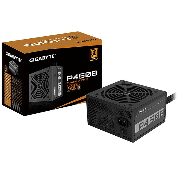 Fuente de Poder Gigabyte P450B 450W 80 Plus Bronze | Silenciosa y Eficiente 1