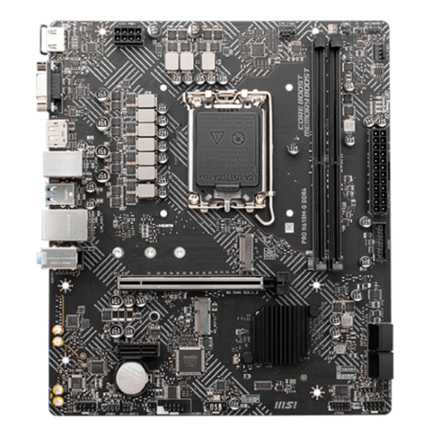 Placa Madre MSI PRO H610M-G DDR4 | Micro ATX LGA1700 Intel 12va Gen 2
