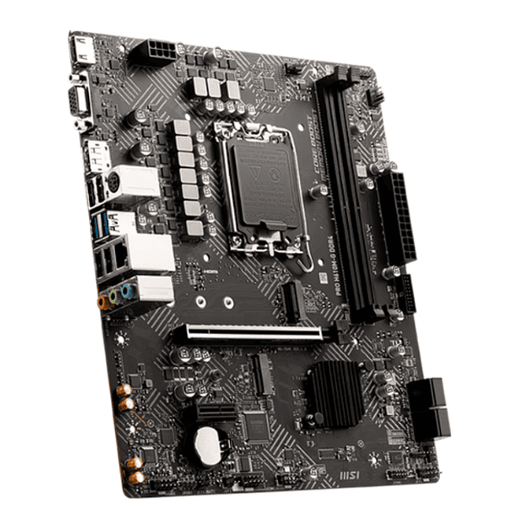 Placa Madre MSI PRO H610M-G DDR4 | Micro ATX LGA1700 Intel 12va Gen 3