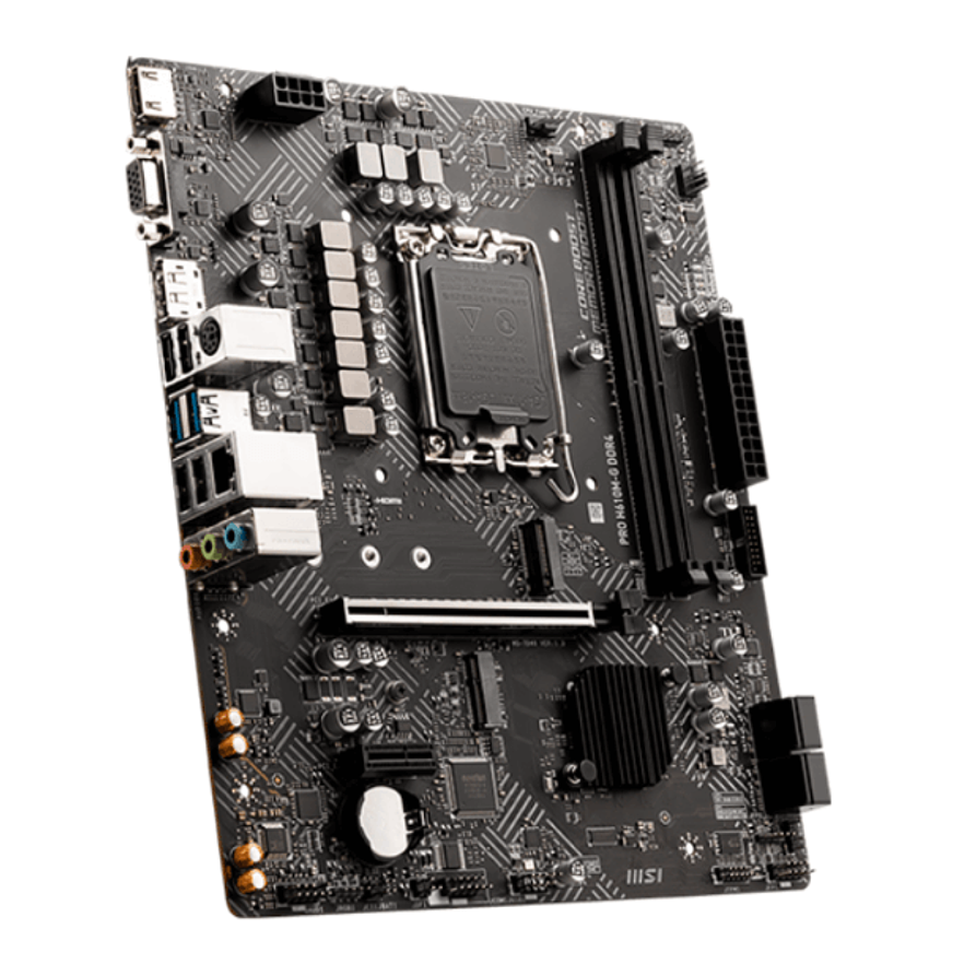 Placa Madre MSI PRO H610M-G DDR4 | Micro ATX LGA1700 Intel 12va Gen 3