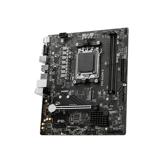 Placa Madre MSI PRO A620M-E DDR5 AM5 Micro ATX Ryzen 7000 3
