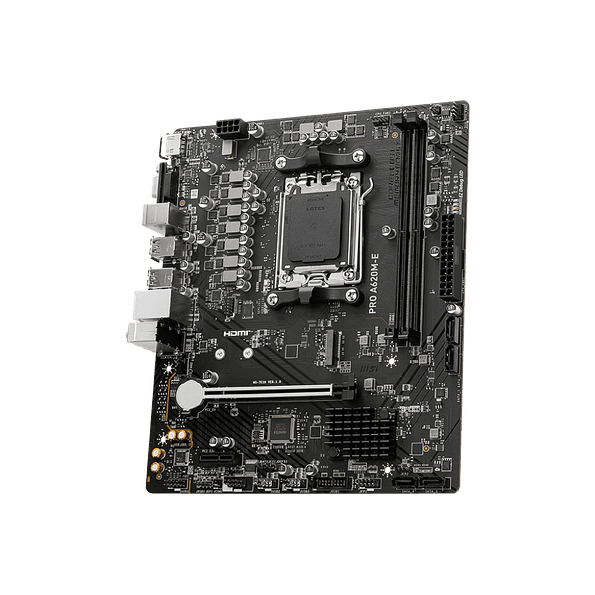 Placa Madre MSI PRO A620M-E DDR5 AM5 Micro ATX Ryzen 7000 3