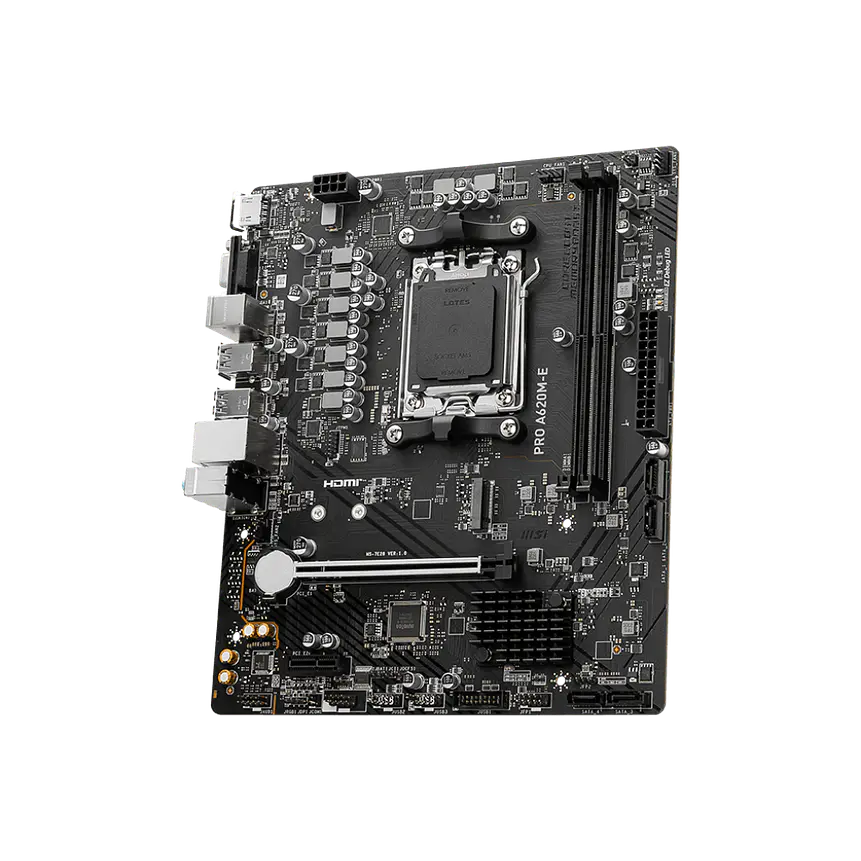 Placa Madre MSI PRO A620M-E DDR5 AM5 Micro ATX Ryzen 7000 3