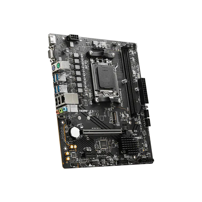 Placa Madre MSI PRO A620M-E DDR5 AM5 Micro ATX Ryzen 7000 4
