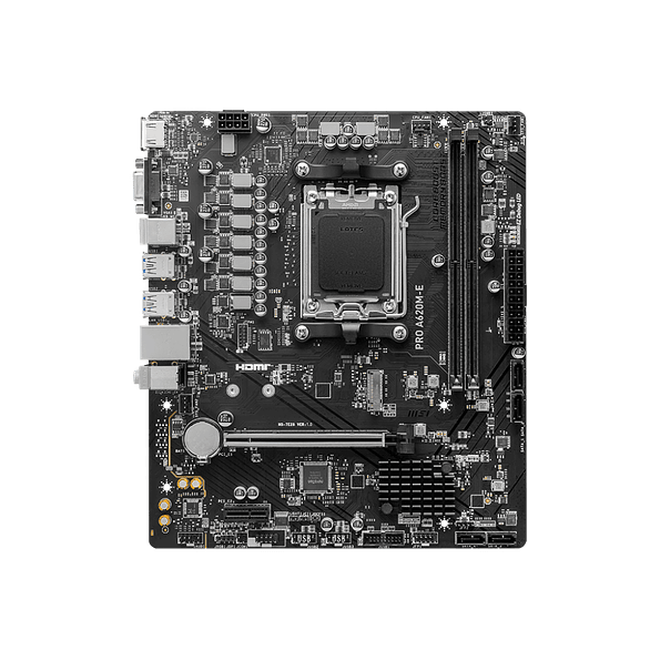 Placa Madre MSI PRO A620M-E DDR5 AM5 Micro ATX Ryzen 7000 2