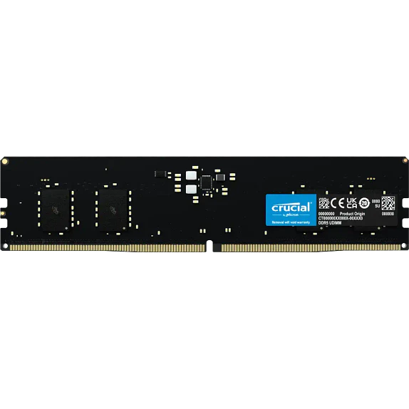 Memoria RAM DDR5 8GB 5600MHz Crucial CL46 DIMM 1.1V Compatible XMP y EXPO 1