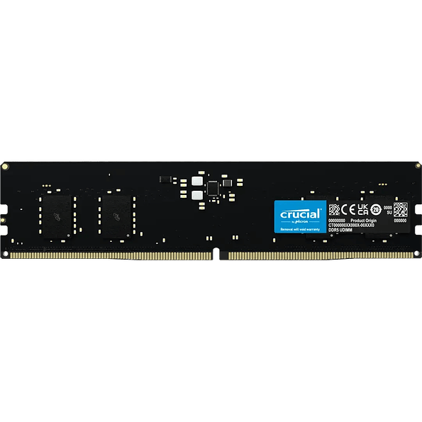 Memoria RAM DDR5 8GB 5600MHz Crucial CL46 DIMM 1.1V Compatible XMP y EXPO 1
