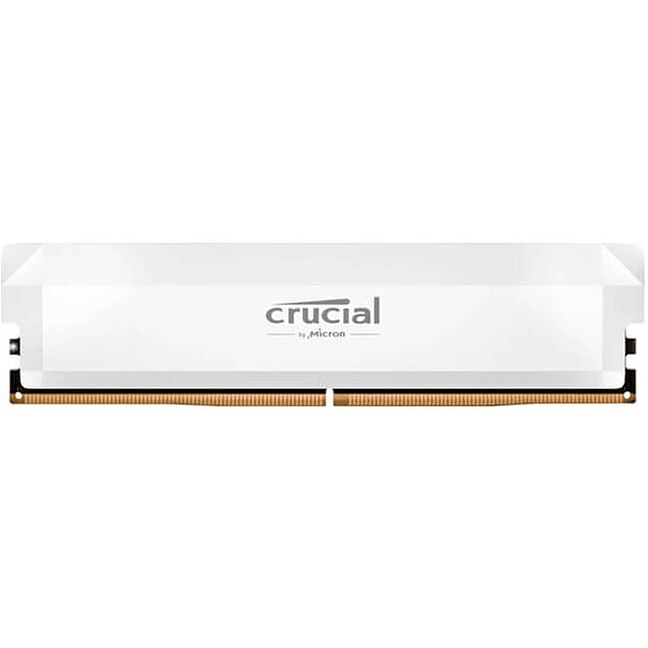 Memoria RAM DDR5 16GB 6000MT/s Crucial Pro Blanco con XMP 3.0 y AMD EXPO 1