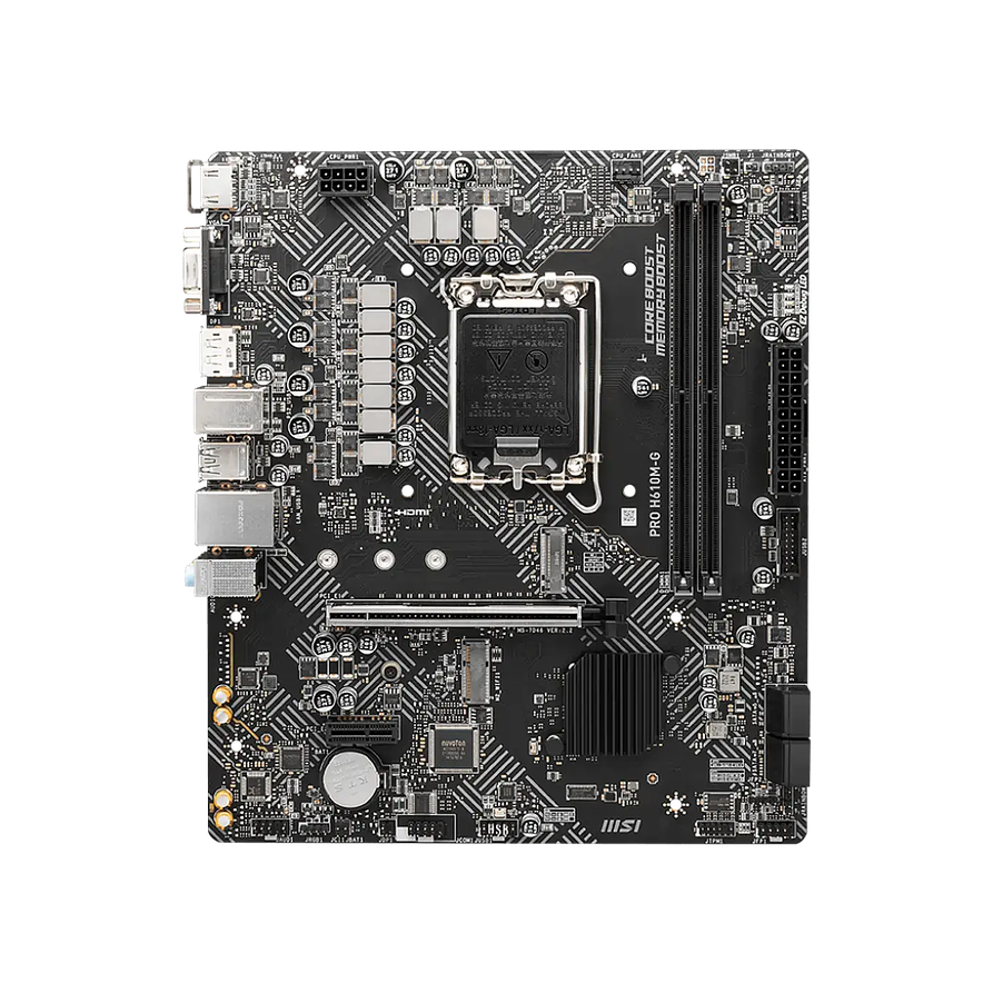 Placa Madre PRO H610M-G LGA1700 DDR5 | Soporte Intel 12ª a 14ª Gen 2