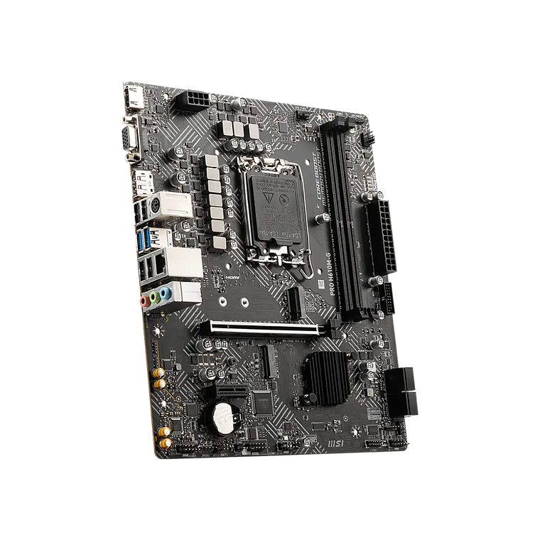 Placa Madre PRO H610M-G LGA1700 DDR5 | Soporte Intel 12ª a 14ª Gen 3