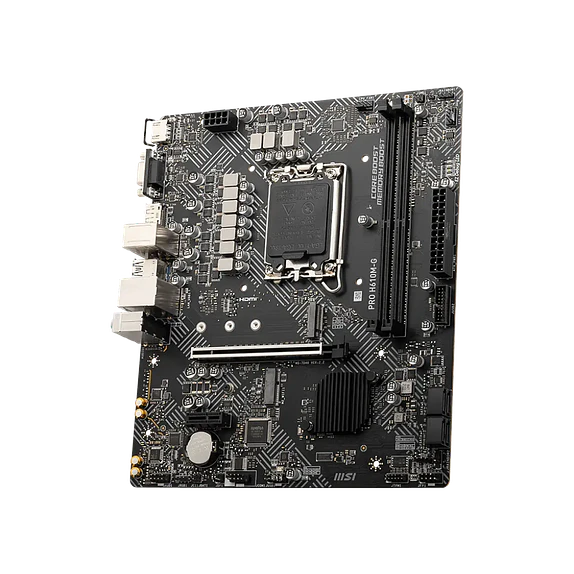 Placa Madre PRO H610M-G LGA1700 DDR5 | Soporte Intel 12ª a 14ª Gen 4