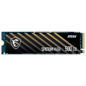 SSD MSI SPATIUM M450 500GB NVMe M.2 PCIe 4.0 de Alto Rendimiento