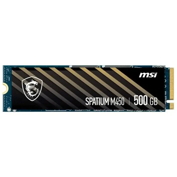 SSD MSI SPATIUM M450 500GB NVMe M.2 PCIe 4.0 de Alto Rendimiento 1