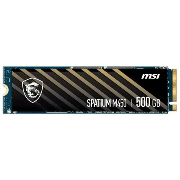 SSD MSI SPATIUM M450 500GB NVMe M.2 PCIe 4.0 de Alto Rendimiento 1