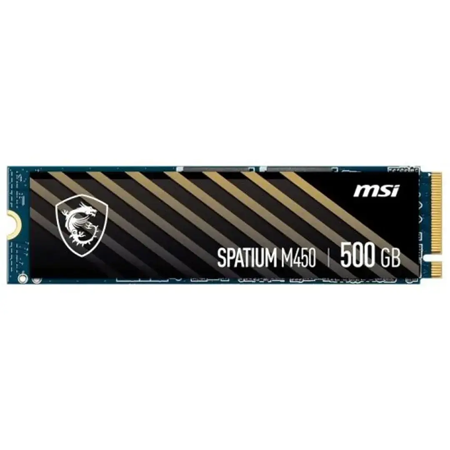 SSD MSI SPATIUM M450 500GB NVMe M.2 PCIe 4.0 de Alto Rendimiento 1