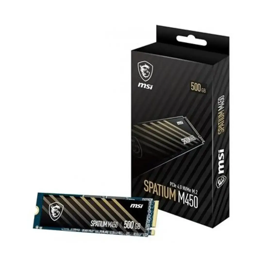 SSD MSI SPATIUM M450 500GB NVMe M.2 PCIe 4.0 de Alto Rendimiento 4