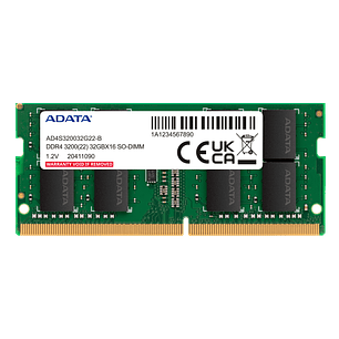 Memoria RAM ADATA 8GB DDR4 3200MHz SODIMM para Notebook