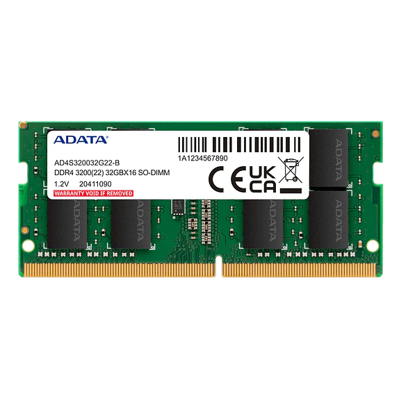 Memoria RAM ADATA 8GB DDR4 3200MHz SODIMM para Notebook 1