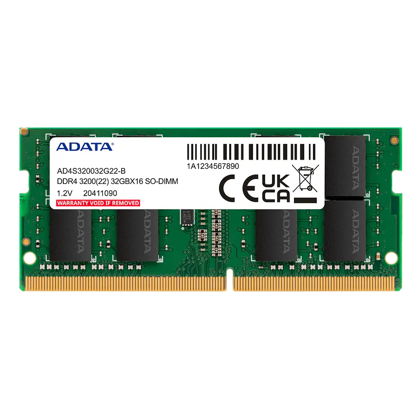 Memoria RAM ADATA 8GB DDR4 3200MHz SODIMM para Notebook 1